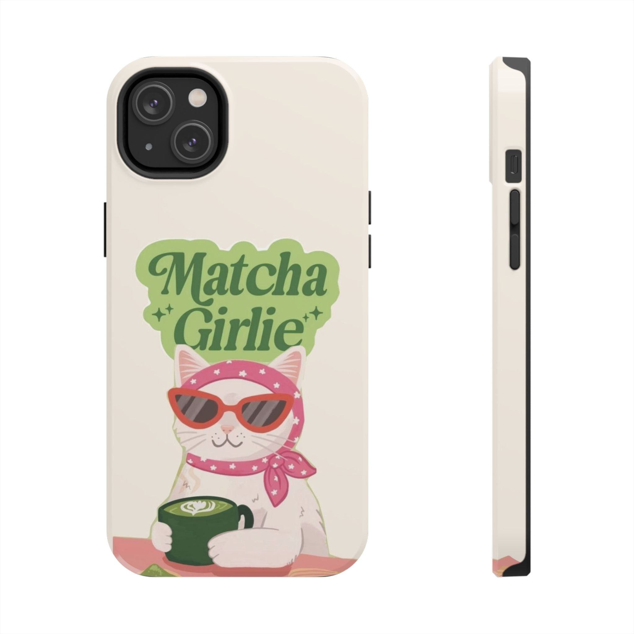 Cute Cat Matcha Girlie