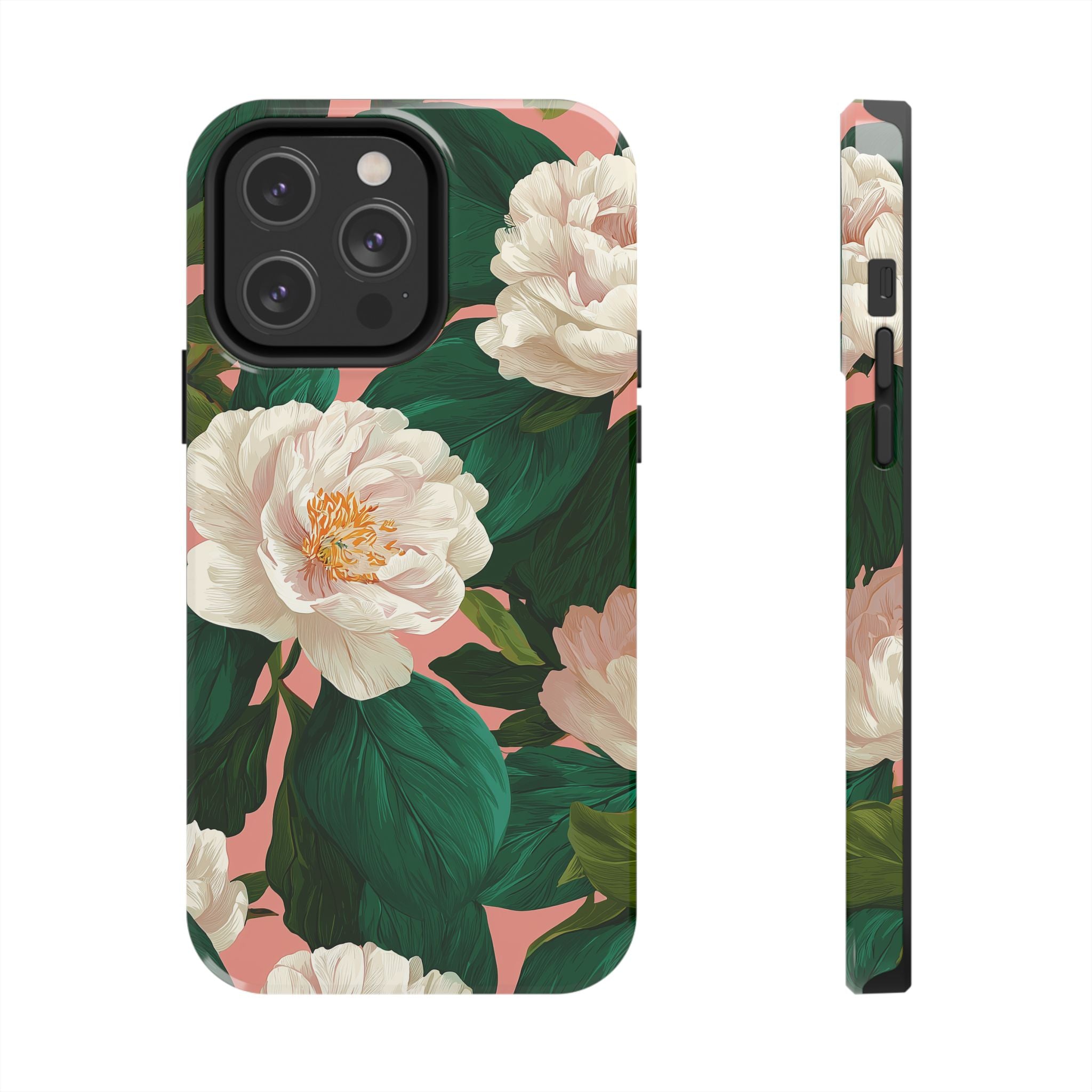 Peony Pink & Green