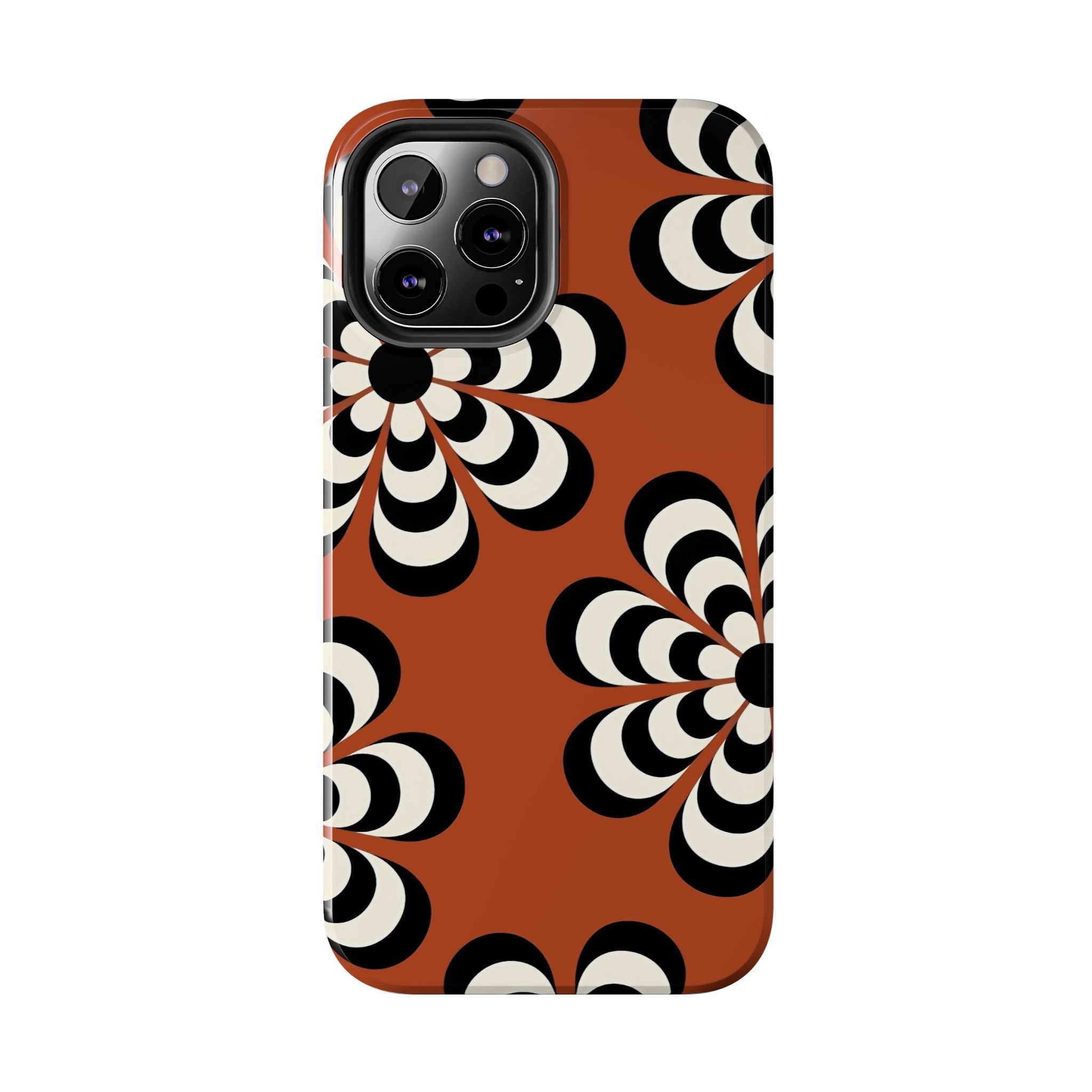 70s Boho Abstract Flower