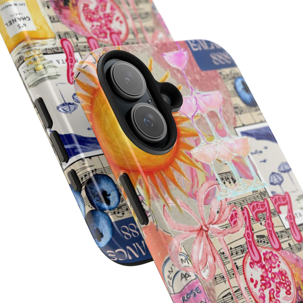 777 Vintage Lemon, Tulips & Pink Motifs
