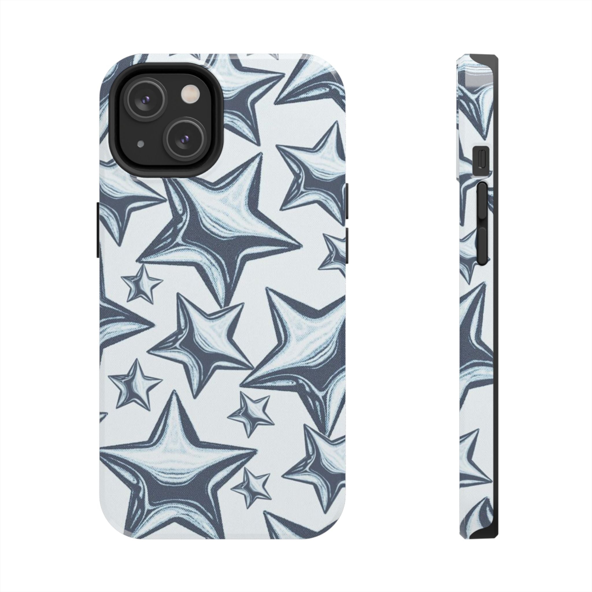Blue Artistic Star Pattern