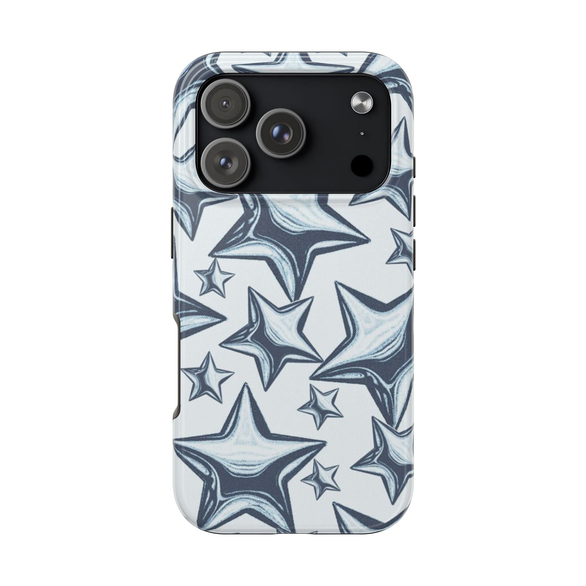 Blue Artistic Star Pattern