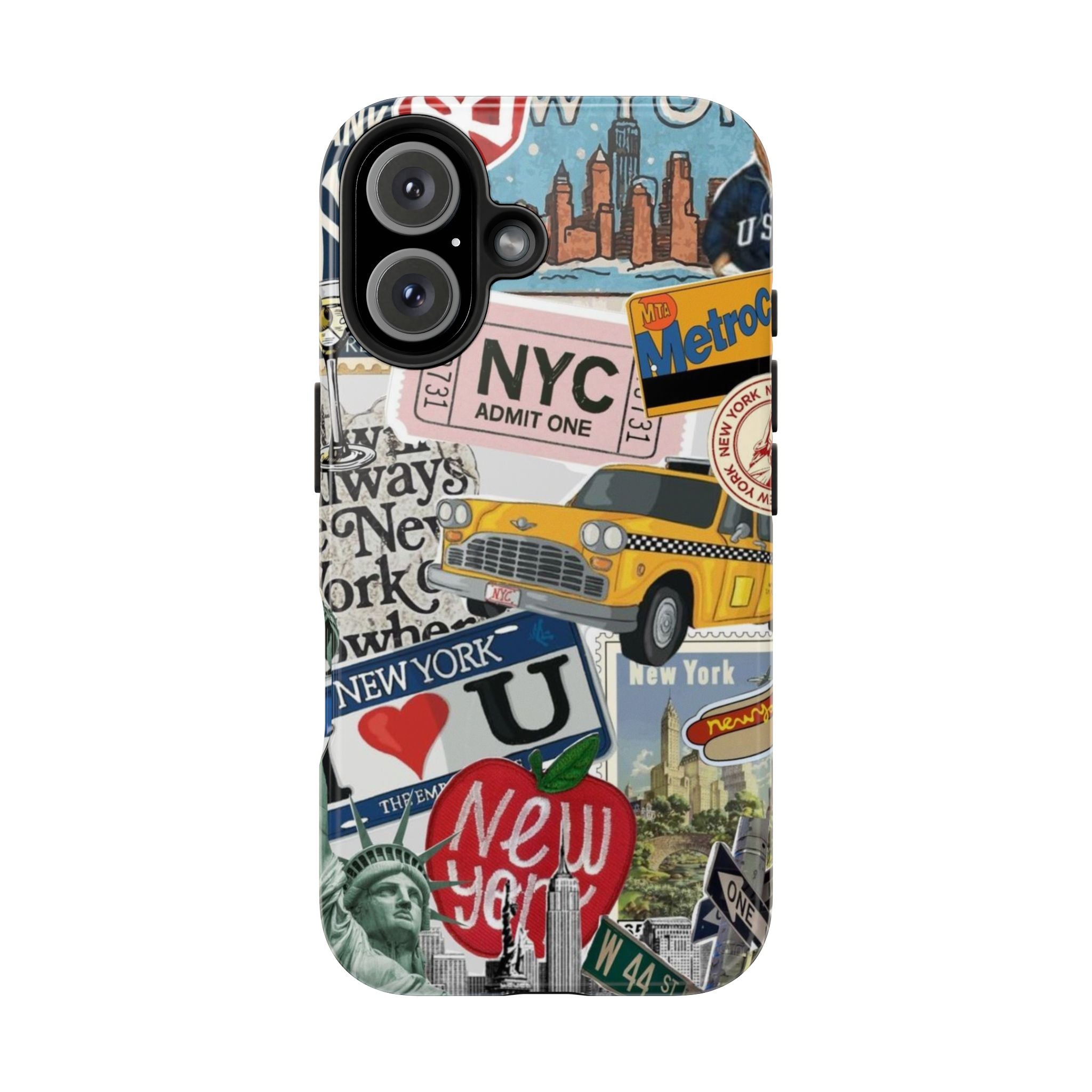 NYC Collage - New York Taxi & Landmarks