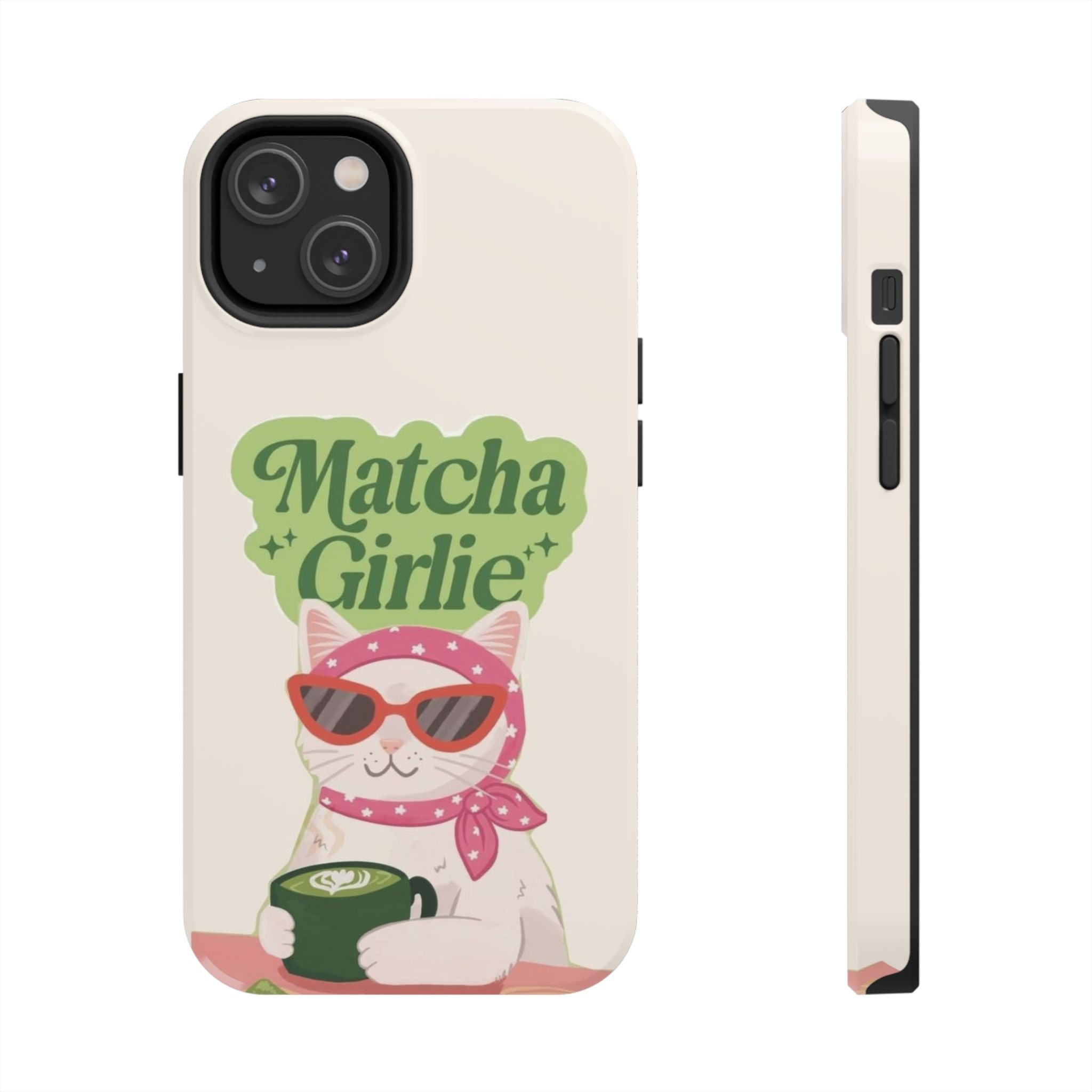 Cute Cat Matcha Girlie