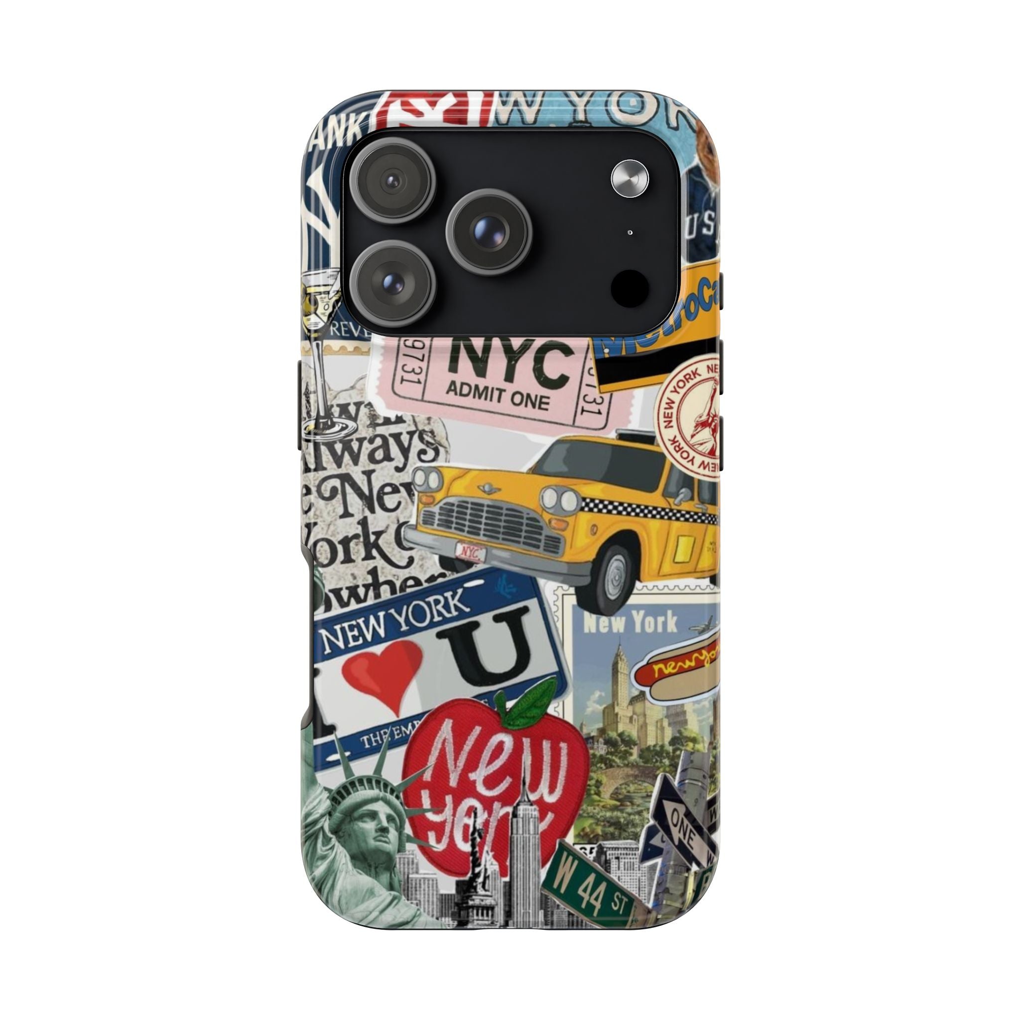 NYC Collage - New York Taxi & Landmarks