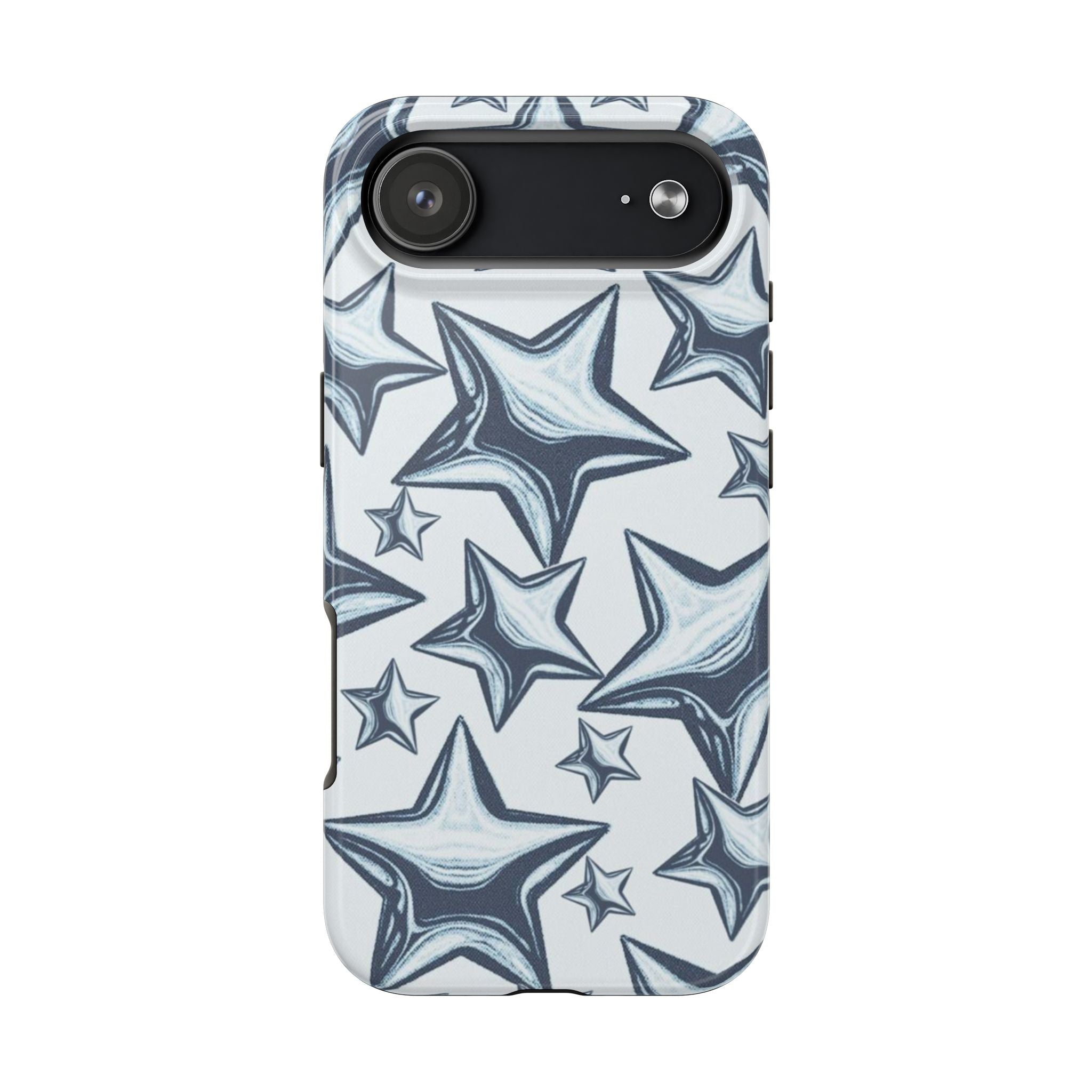 Blue Artistic Star Pattern
