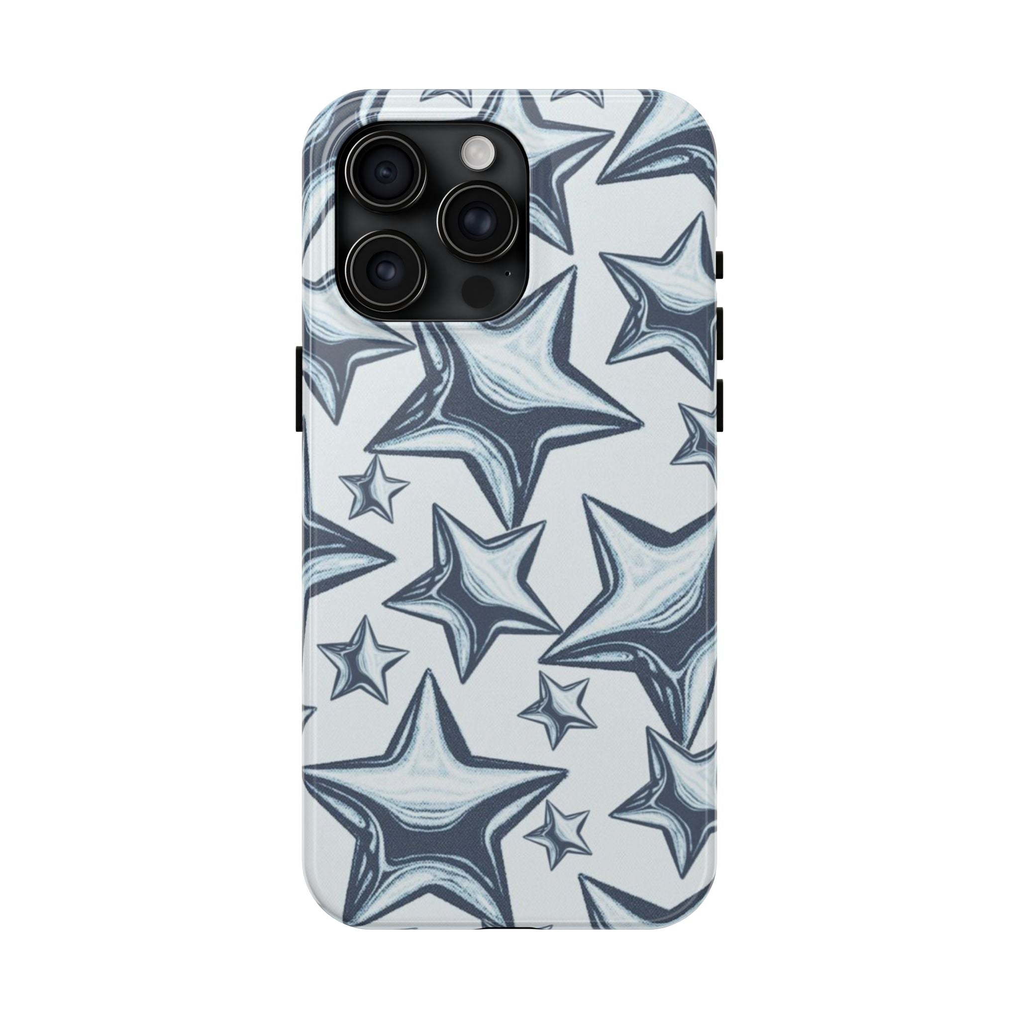 Blue Artistic Star Pattern