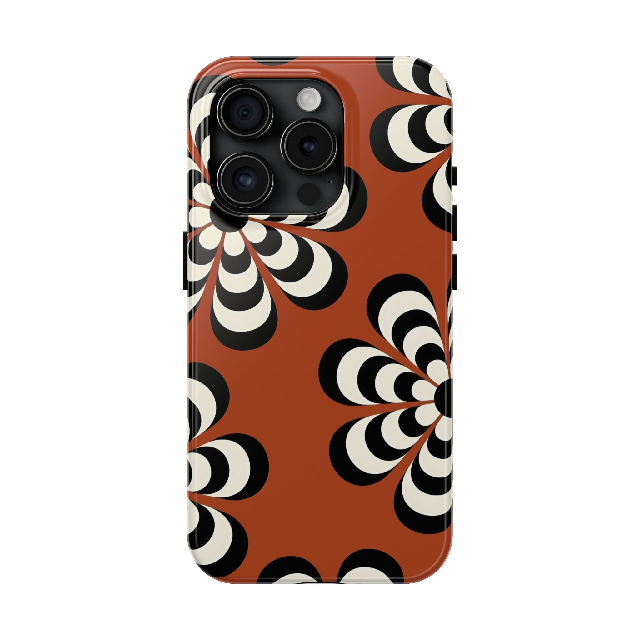 70s Boho Abstract Flower