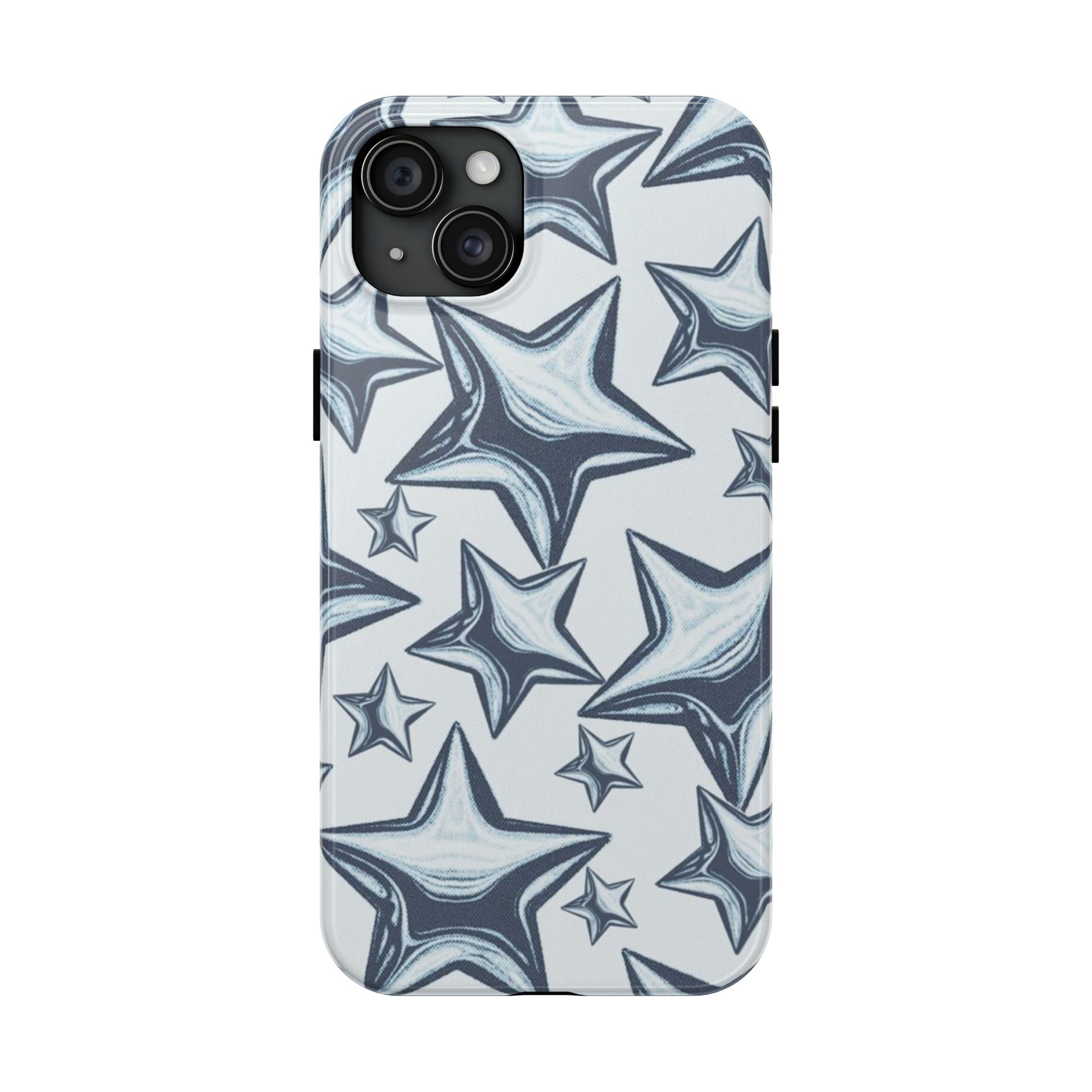 Blue Artistic Star Pattern