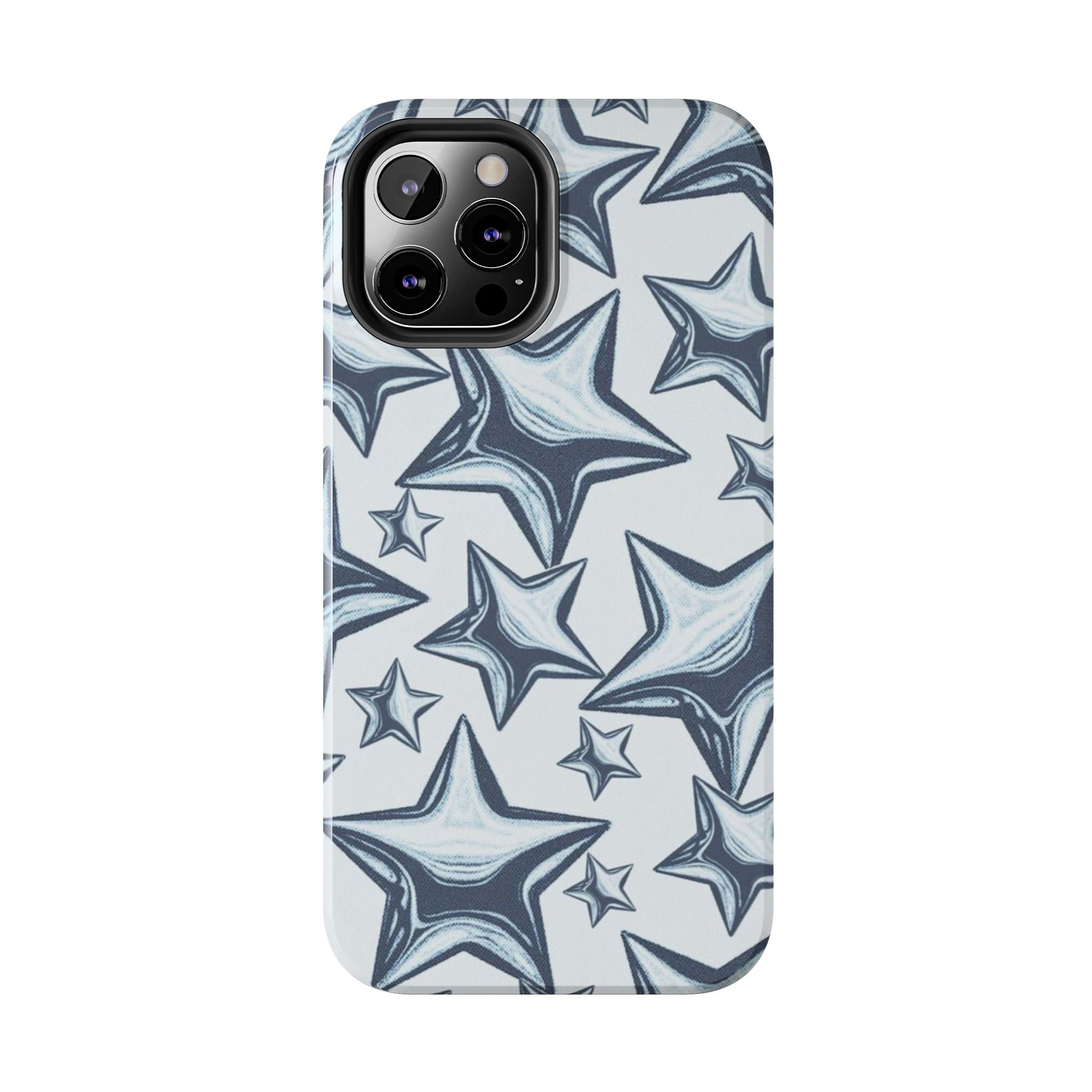 Blue Artistic Star Pattern