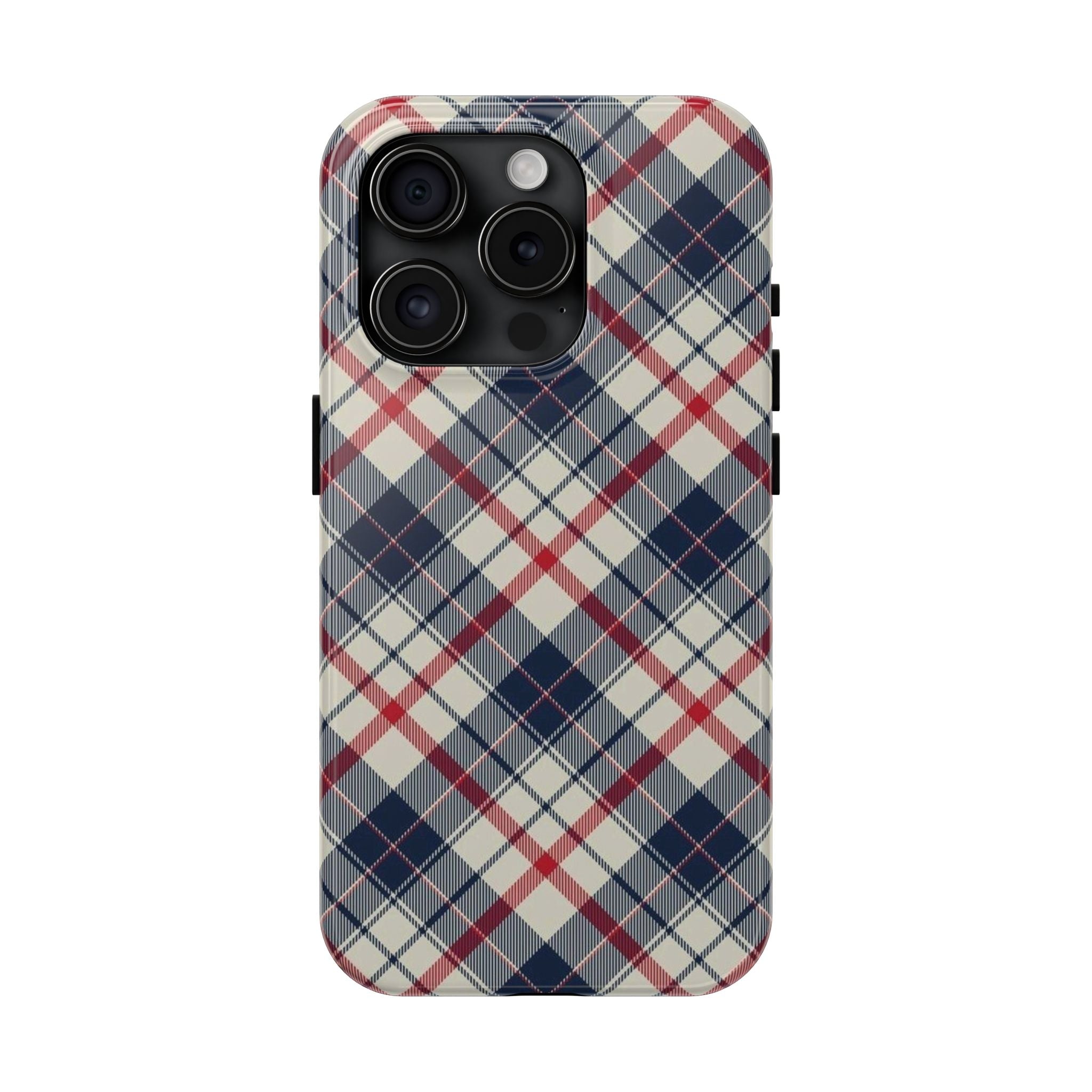 Navy & Red Classic Plaid
