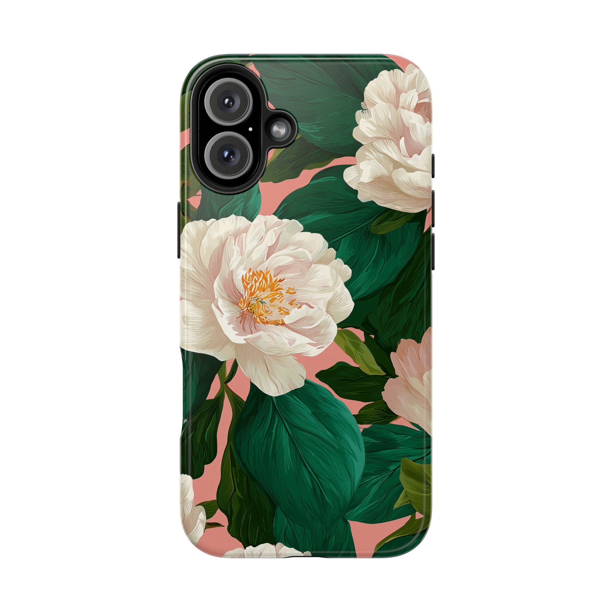 Peony Pink & Green