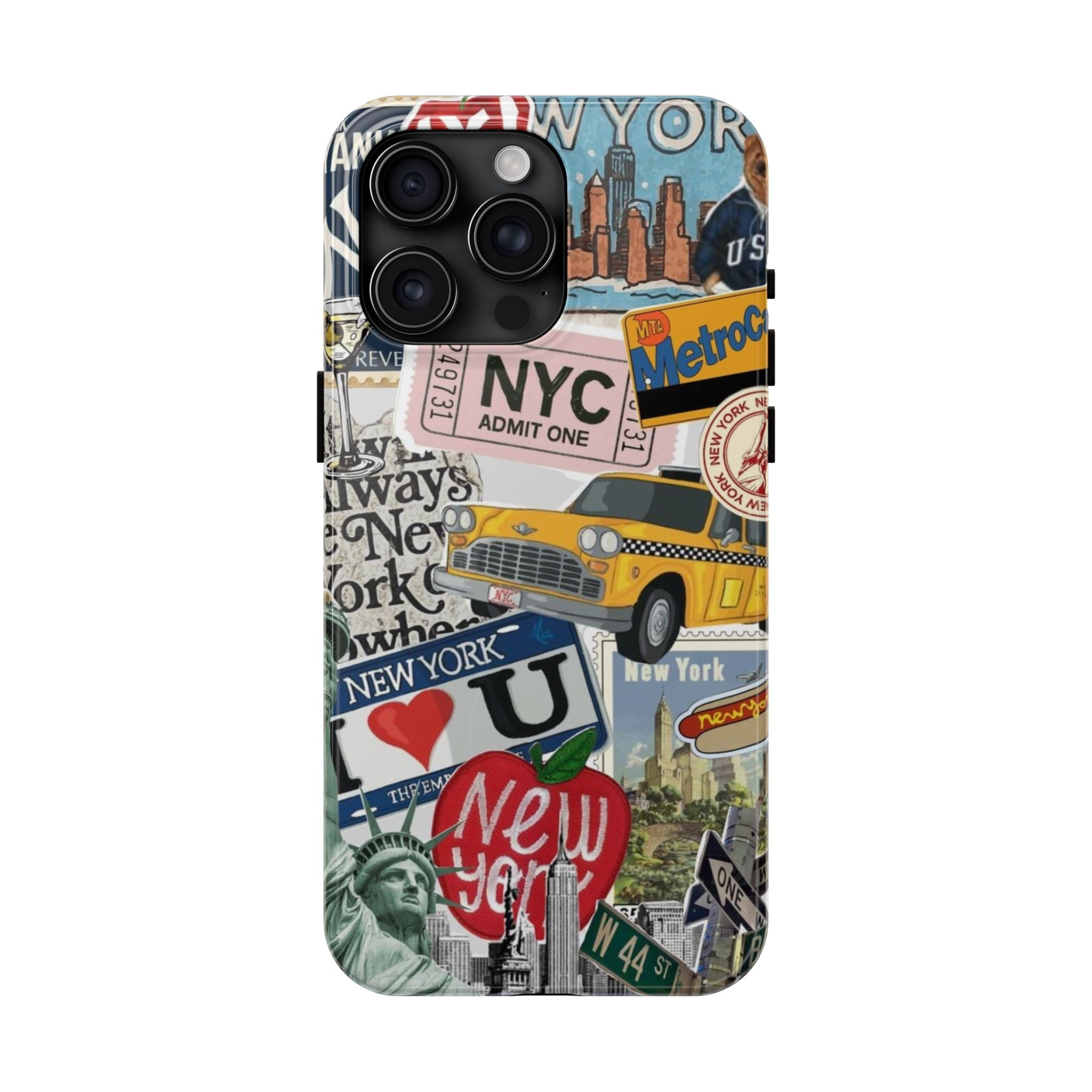 NYC Collage - New York Taxi & Landmarks