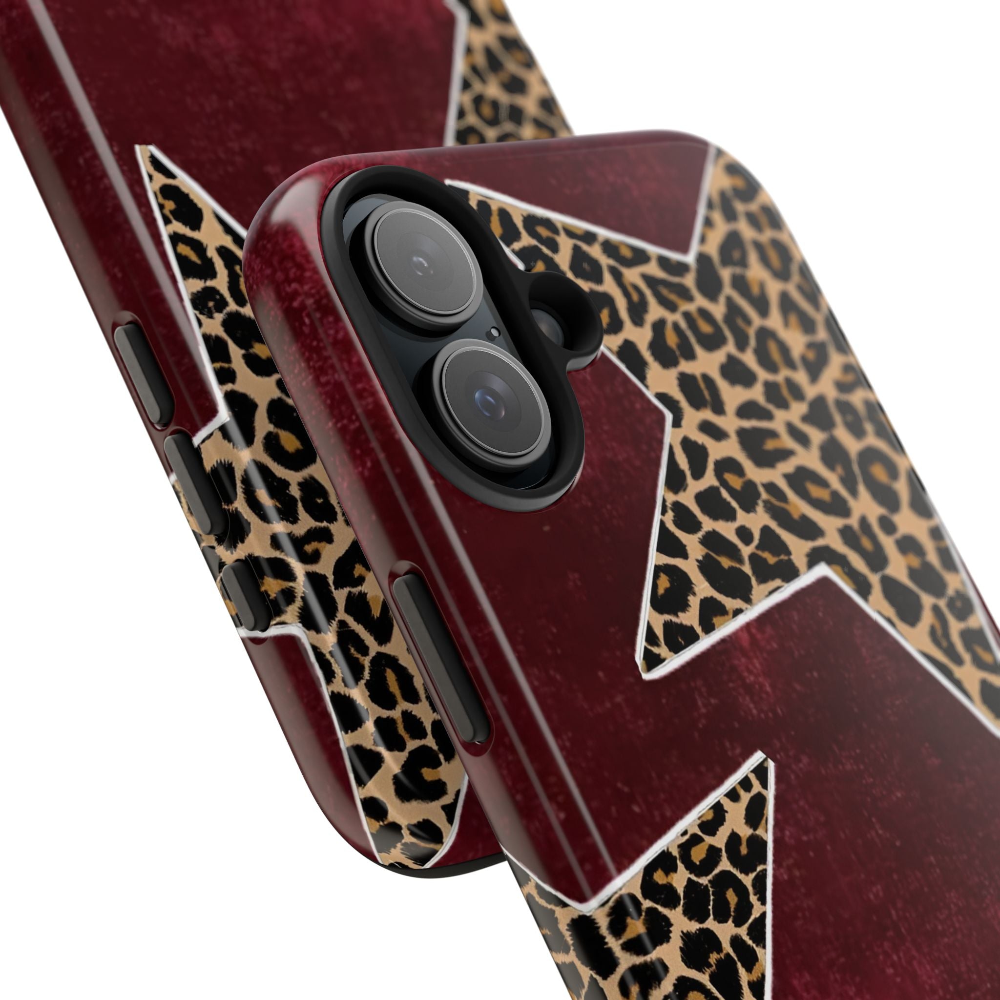 Burgundy Leopard Star