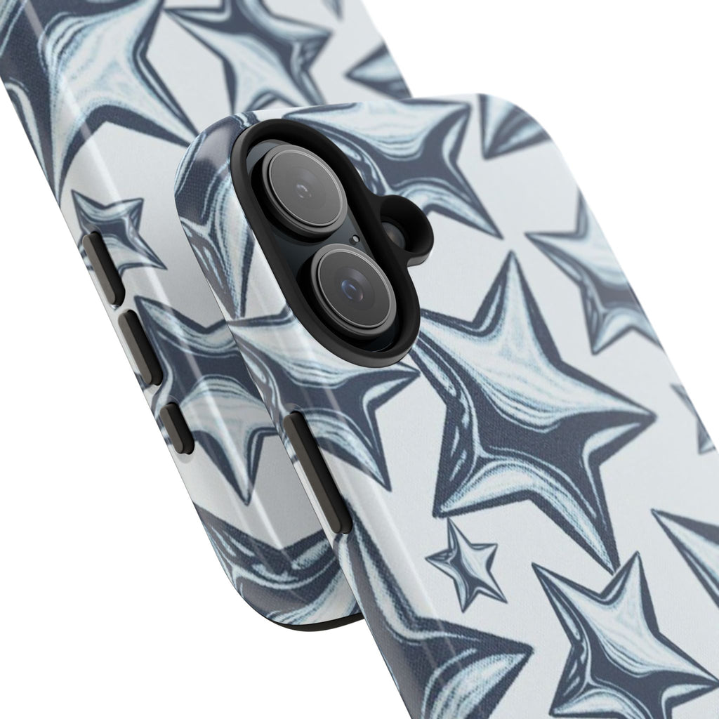 Blue Artistic Star Pattern