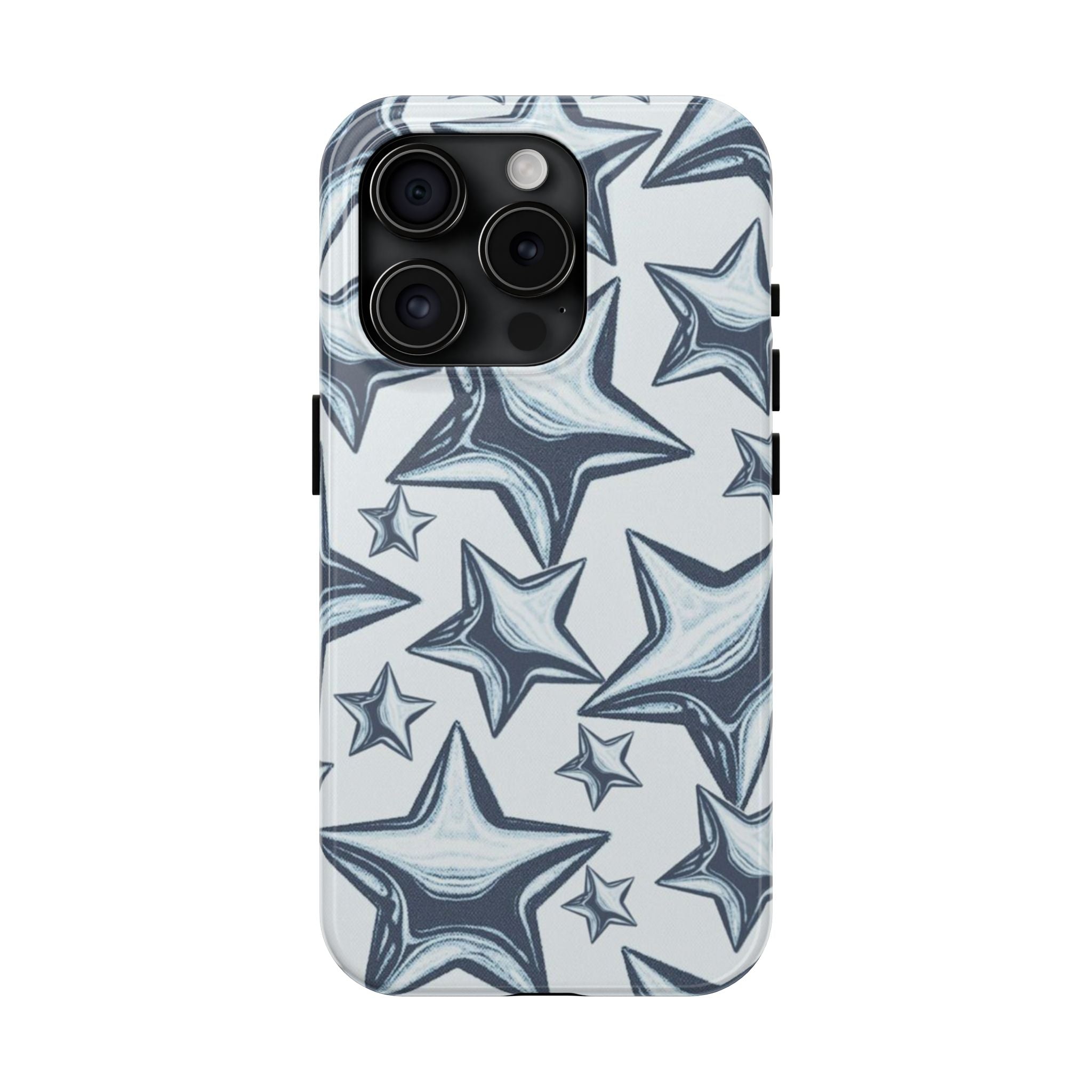 Blue Artistic Star Pattern