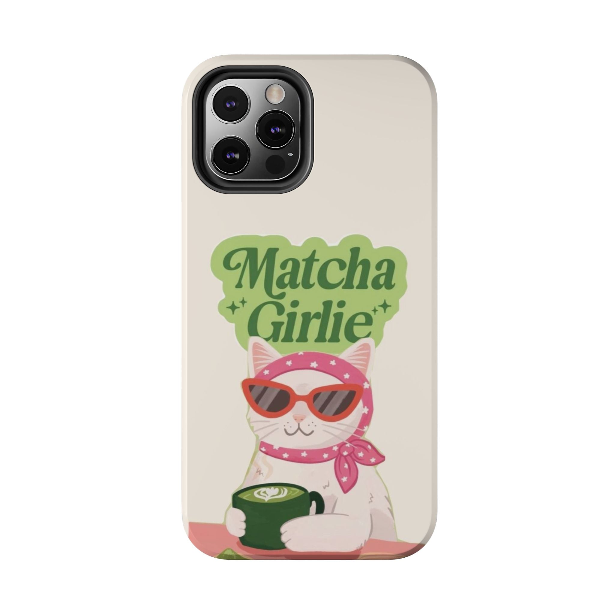 Cute Cat Matcha Girlie