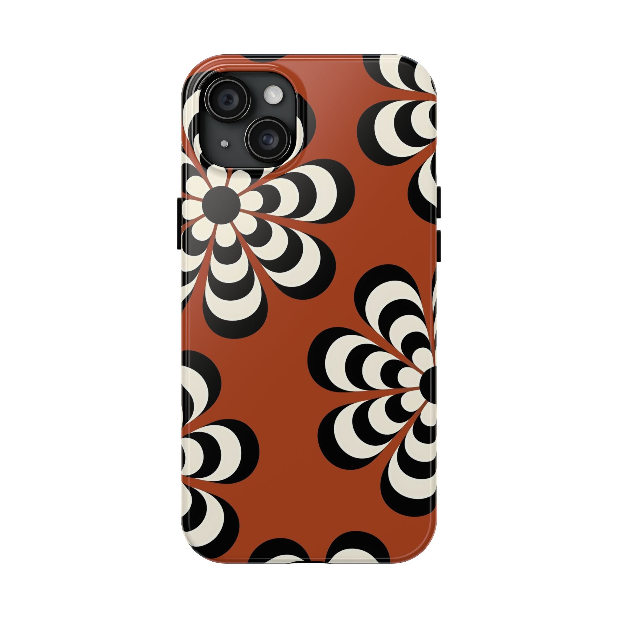 70s Boho Abstract Flower