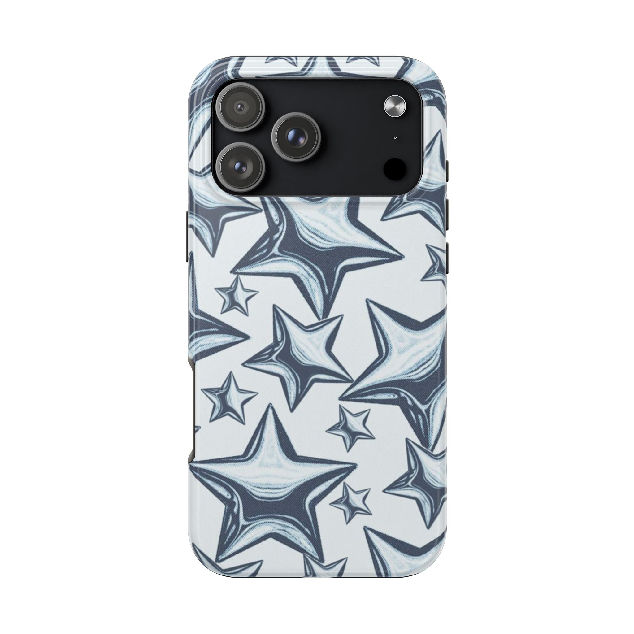 Blue Artistic Star Pattern