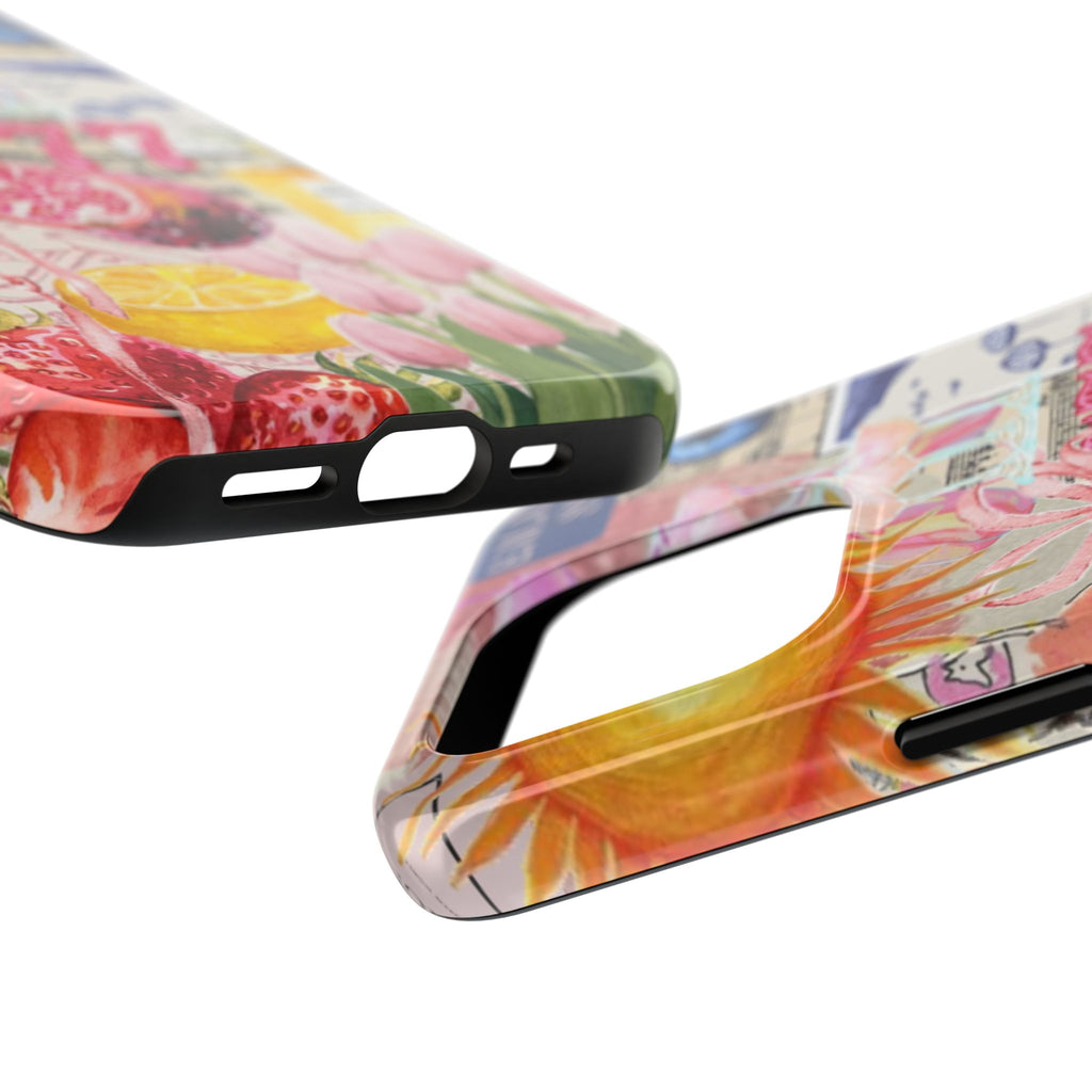 777 Vintage Lemon, Tulips & Pink Motifs