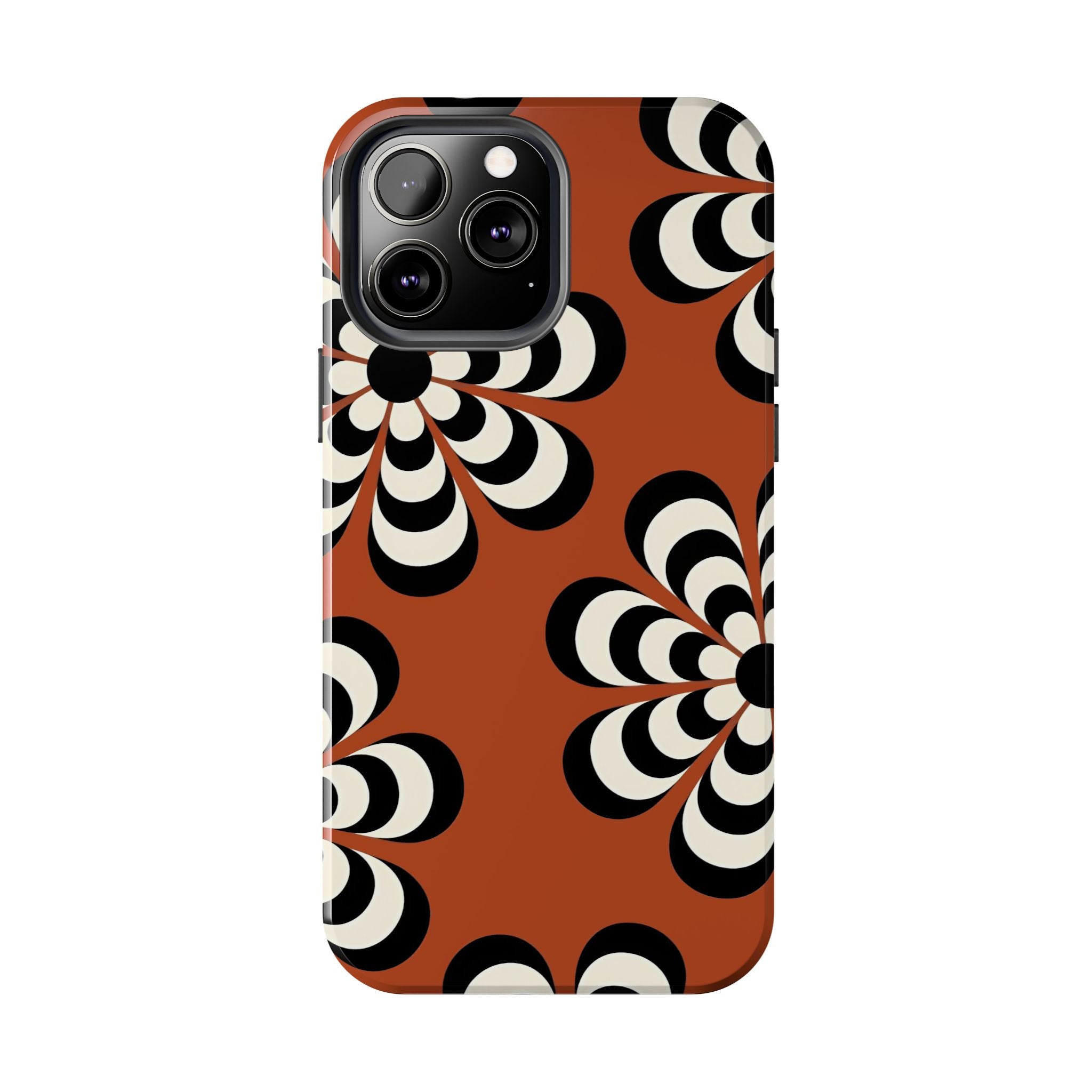 70s Boho Abstract Flower