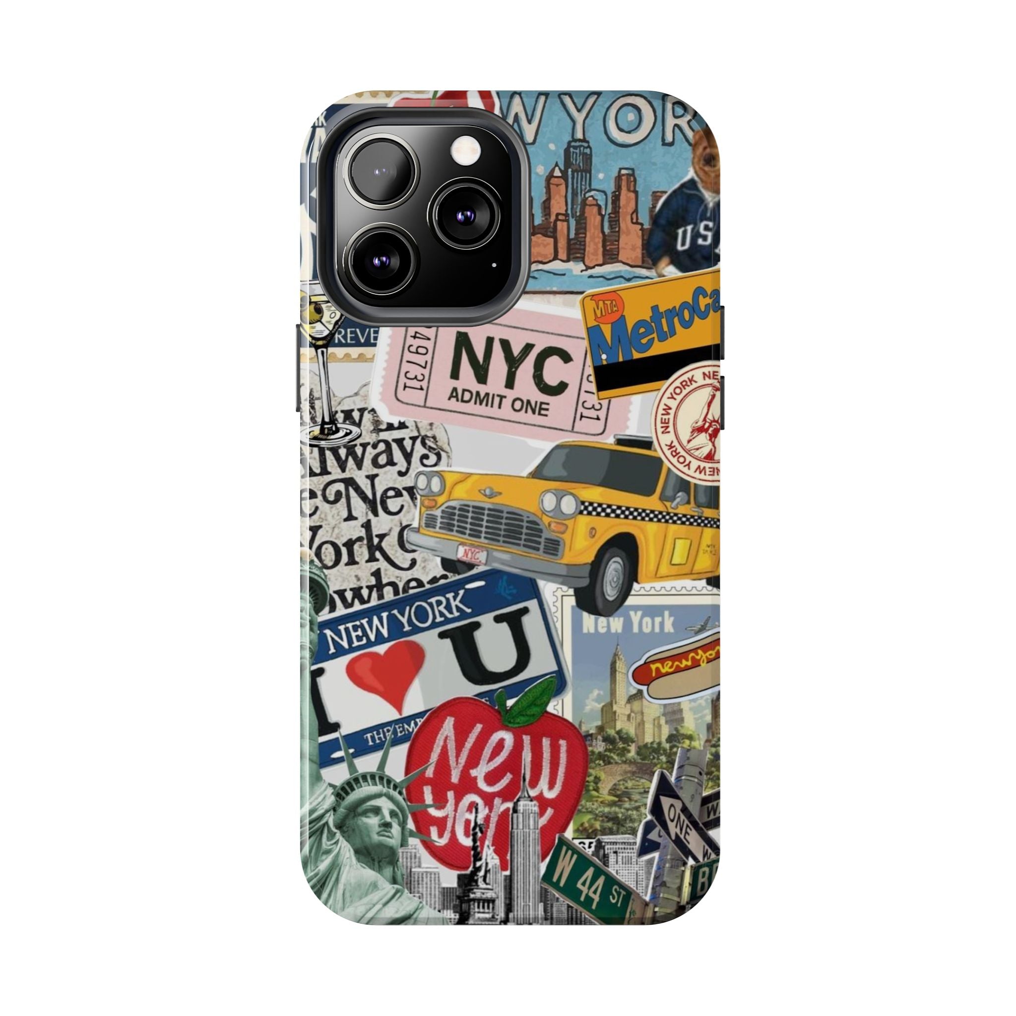 NYC Collage - New York Taxi & Landmarks