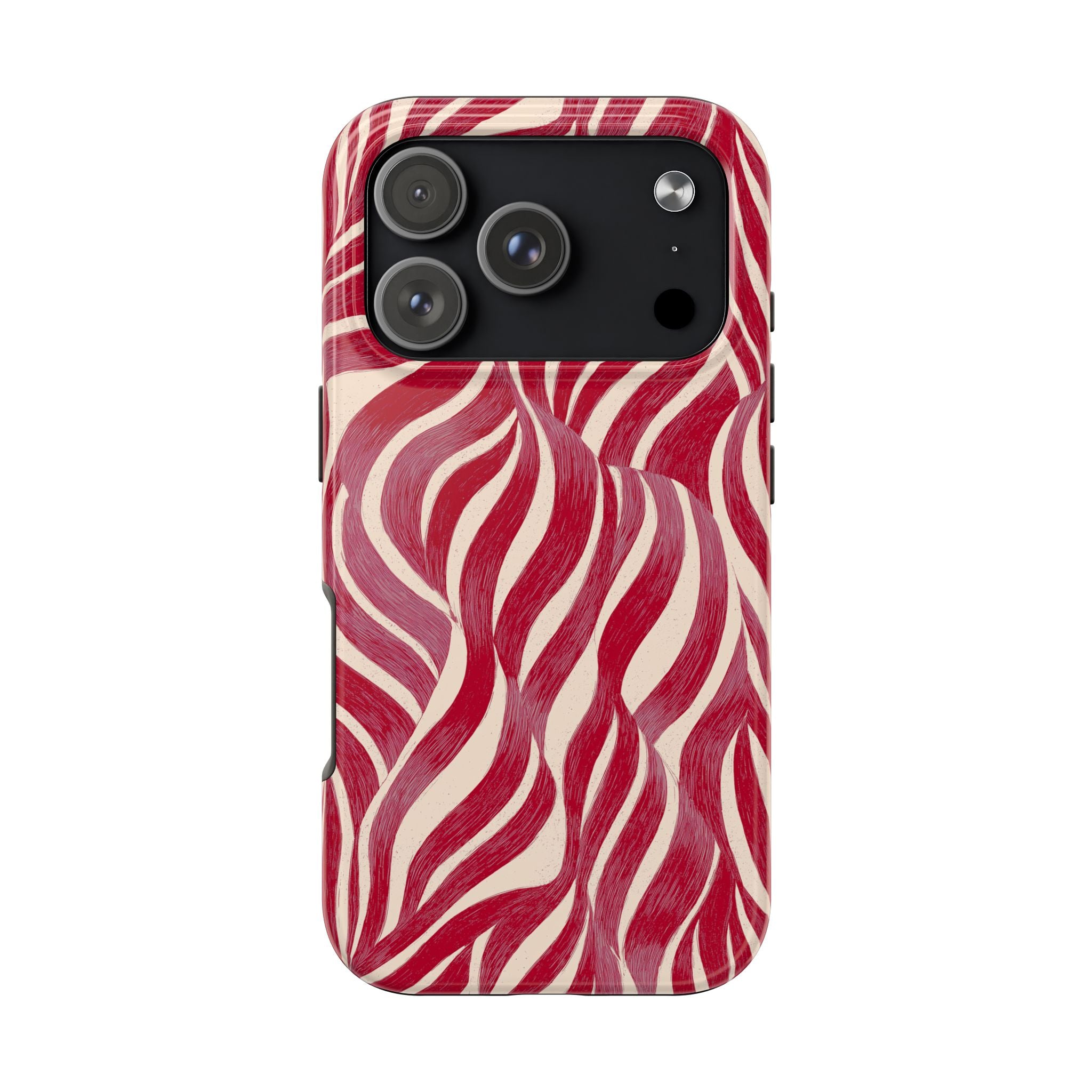 Red Wave Abstract