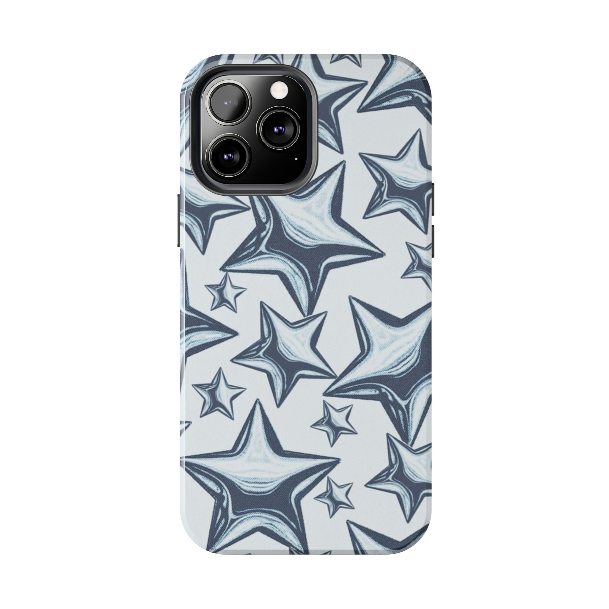Blue Artistic Star Pattern