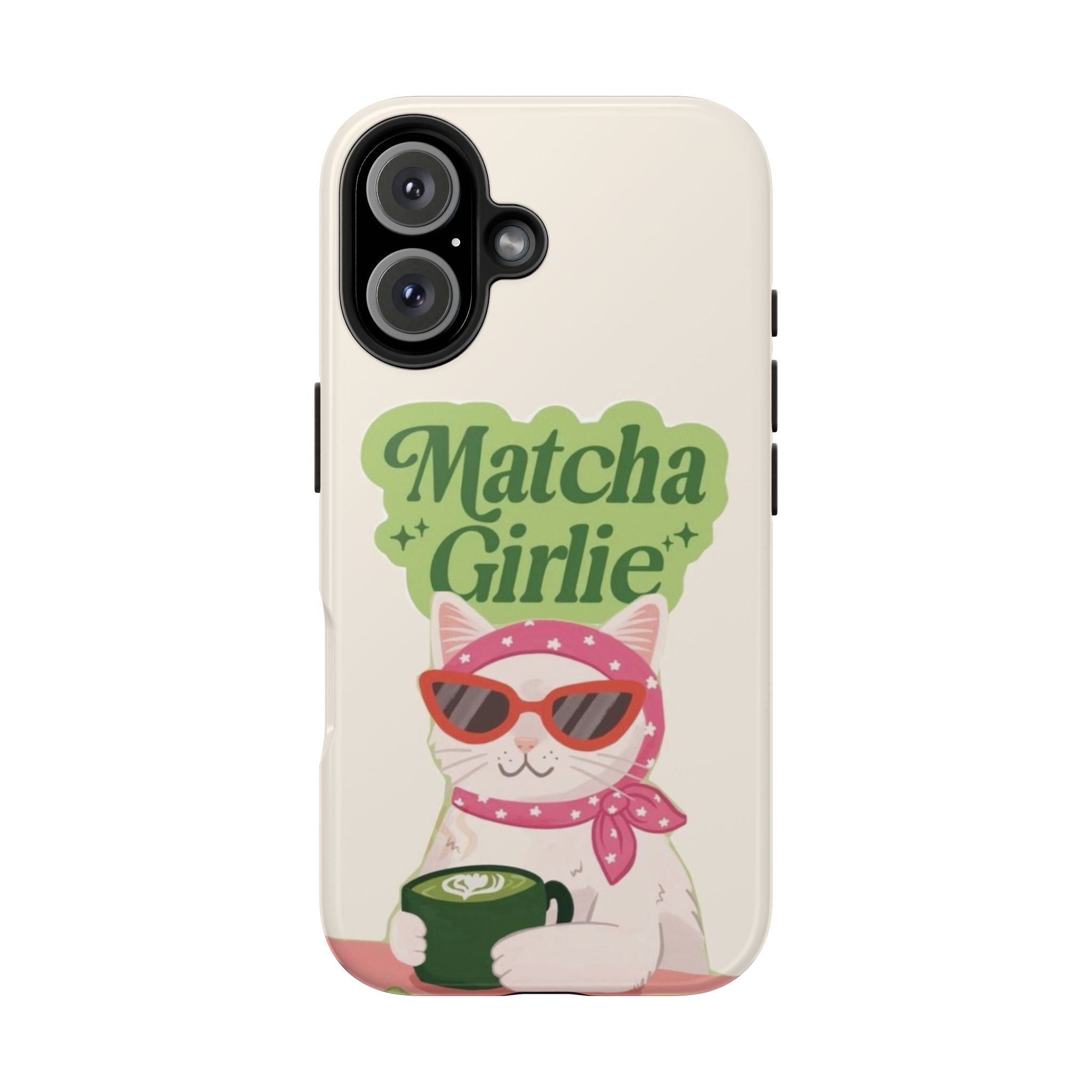 Cute Cat Matcha Girlie