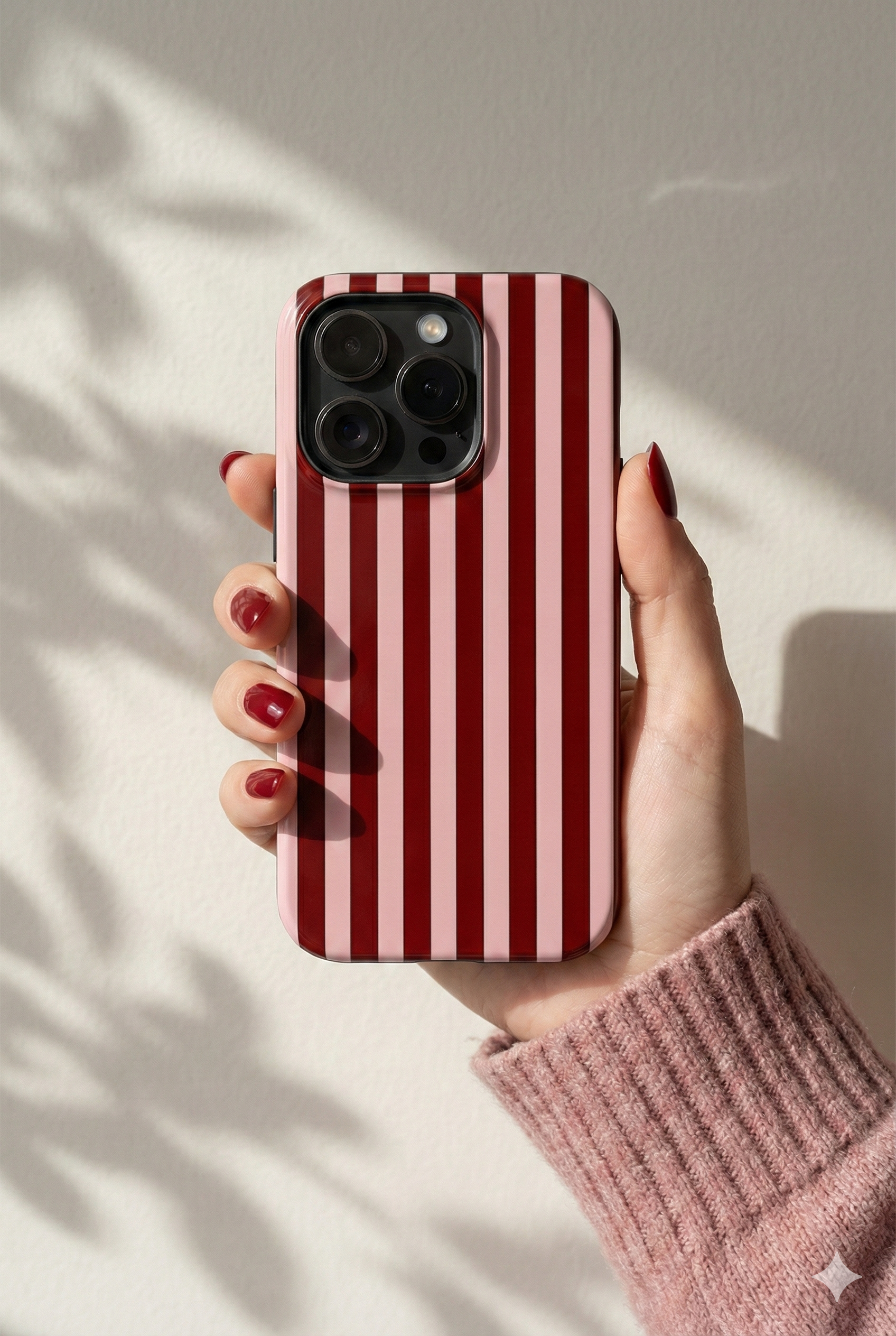 Retro Pink & Red Line