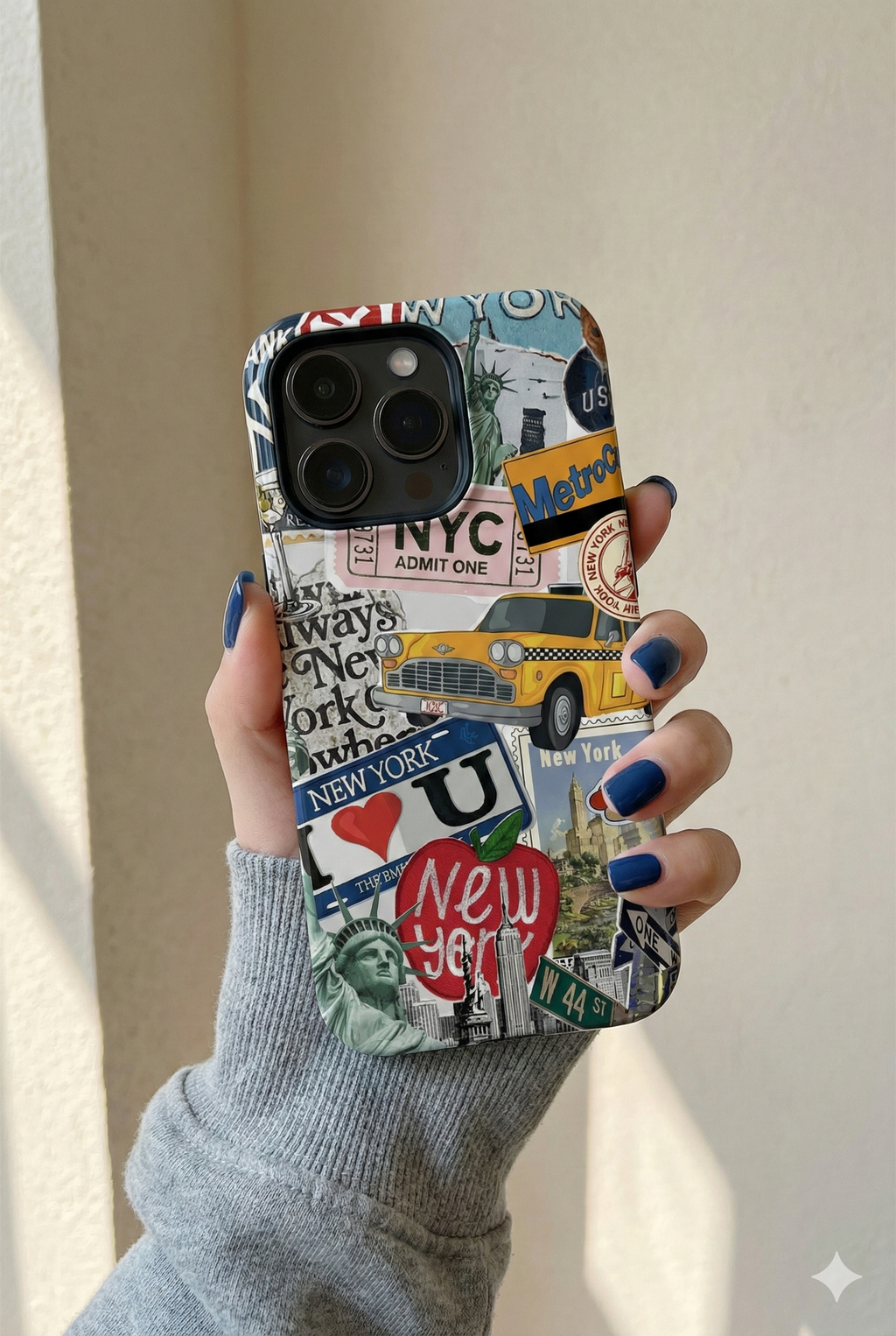 NYC Collage - New York Taxi & Landmarks