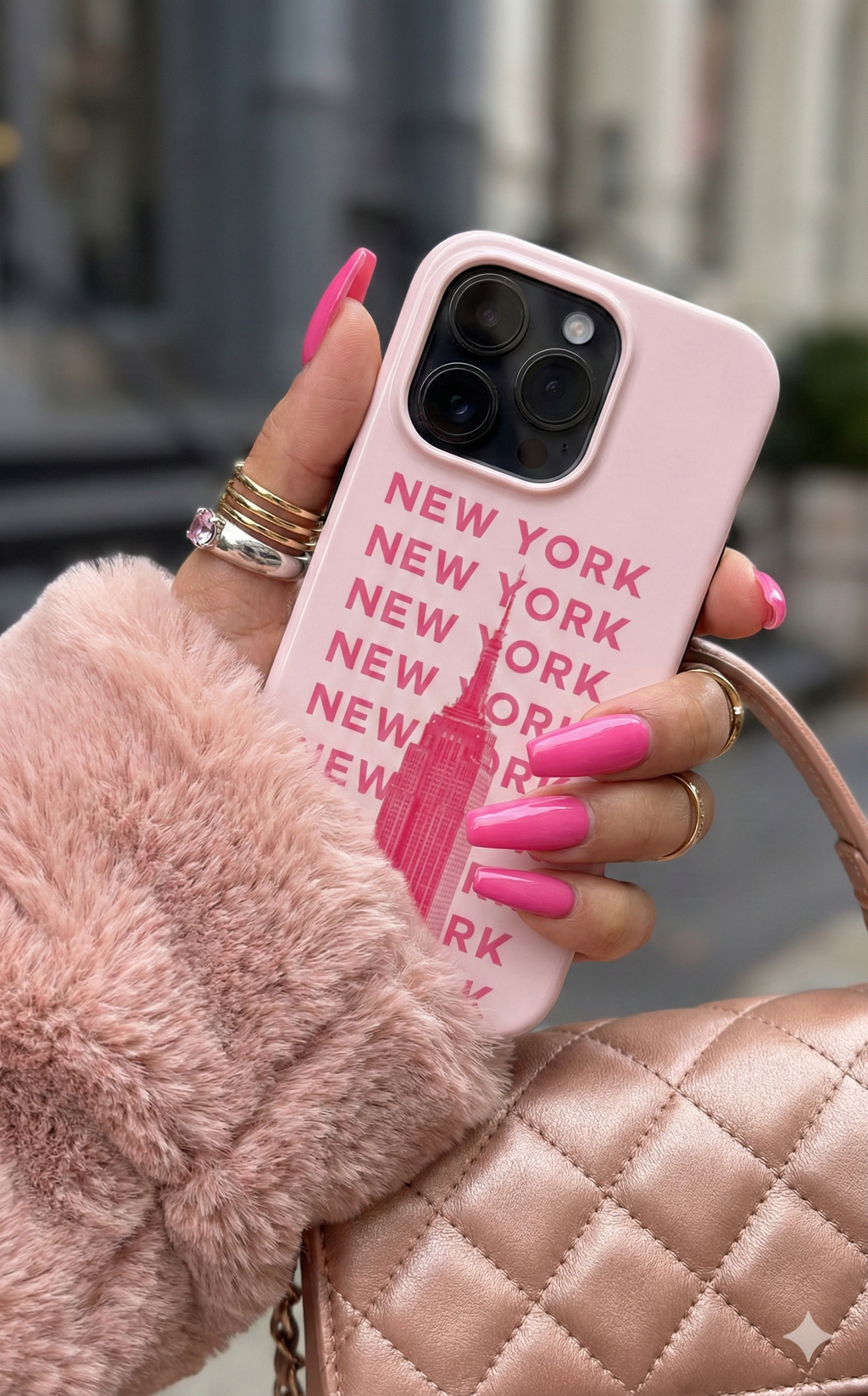 New York Pink Empire State