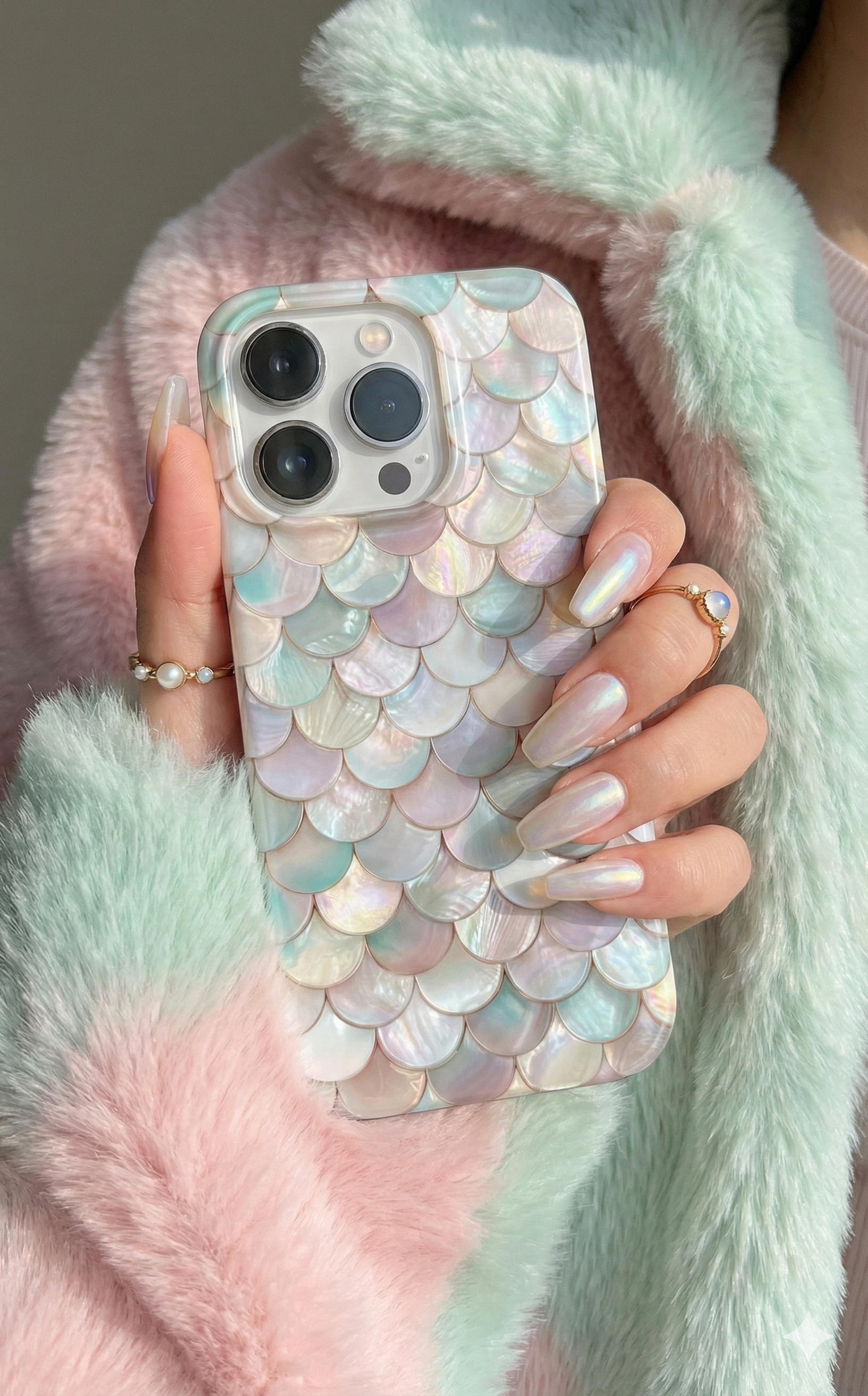 Pastel Mermaid Scale
