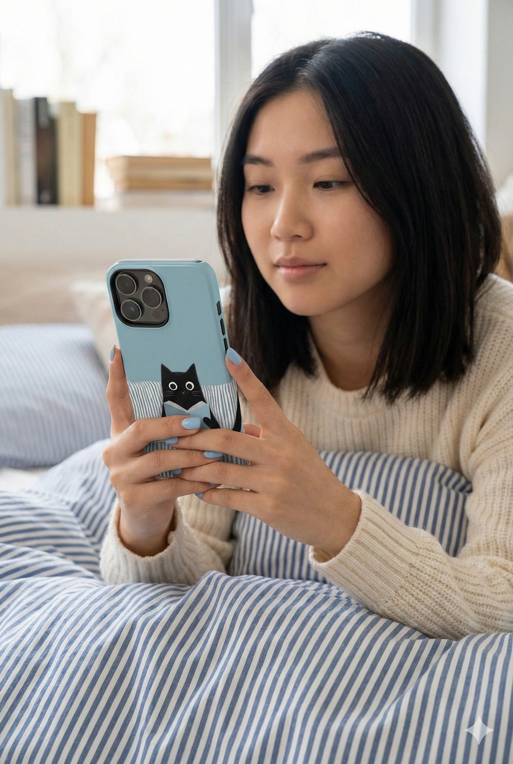 Cat in Bed